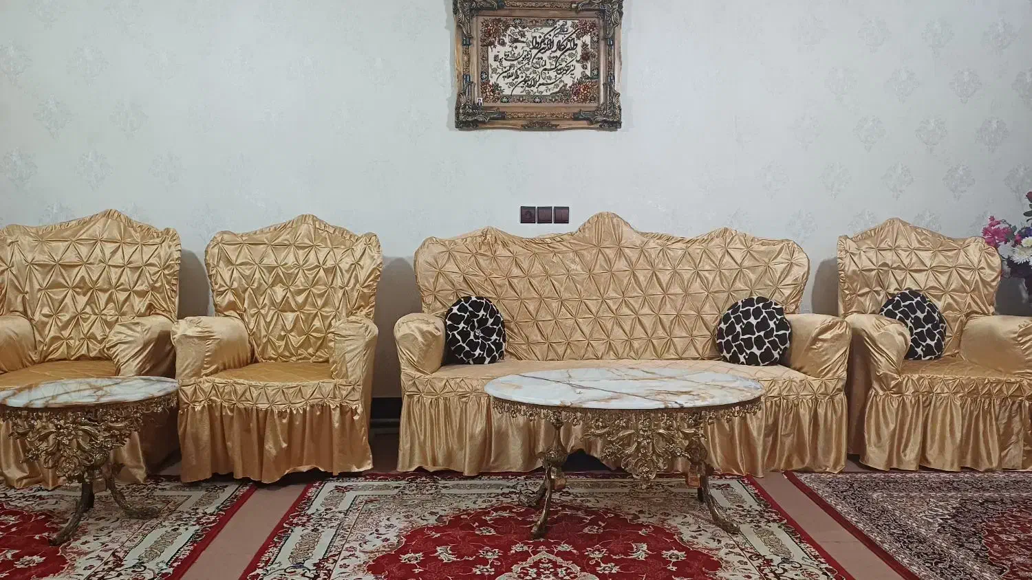 روکش مبل ۹ نفره|مبلمان خانگی و میز عسلی|سلماس, |دیوار