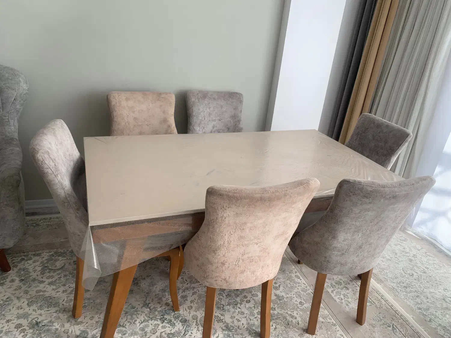 نهار خوری۶ نفره|میز و صندلی غذاخوری|مریوان, |دیوار