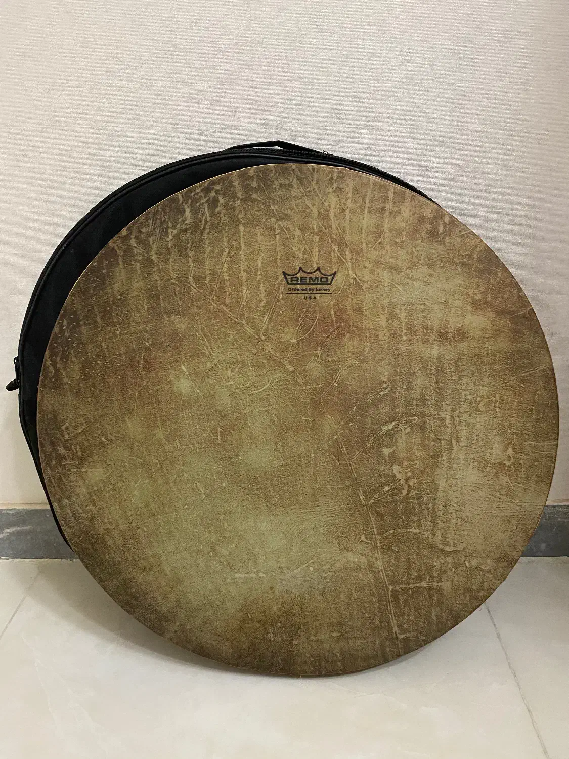 دف رمو(سما)کاملا نو|سازهای سنتی|مشکین‌دشت, |دیوار