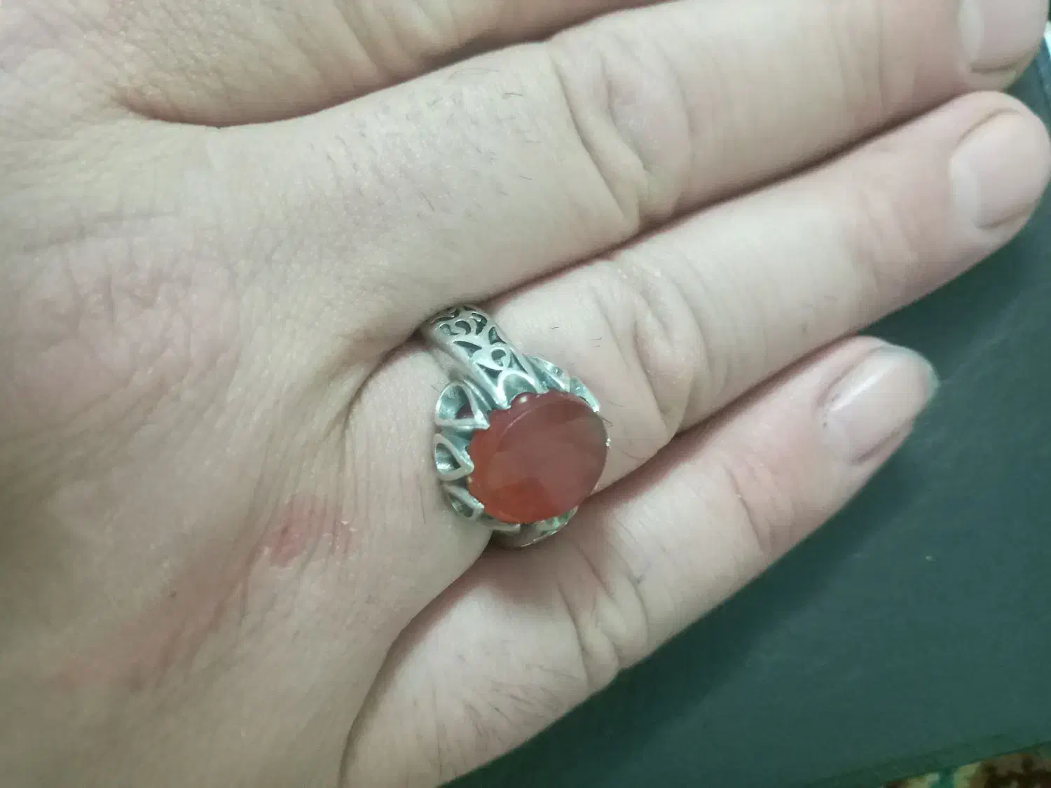 انگشتر عقیق یمنی سنگ اصلی|جواهرات|قم, امامزاده ابراهیم|دیوار