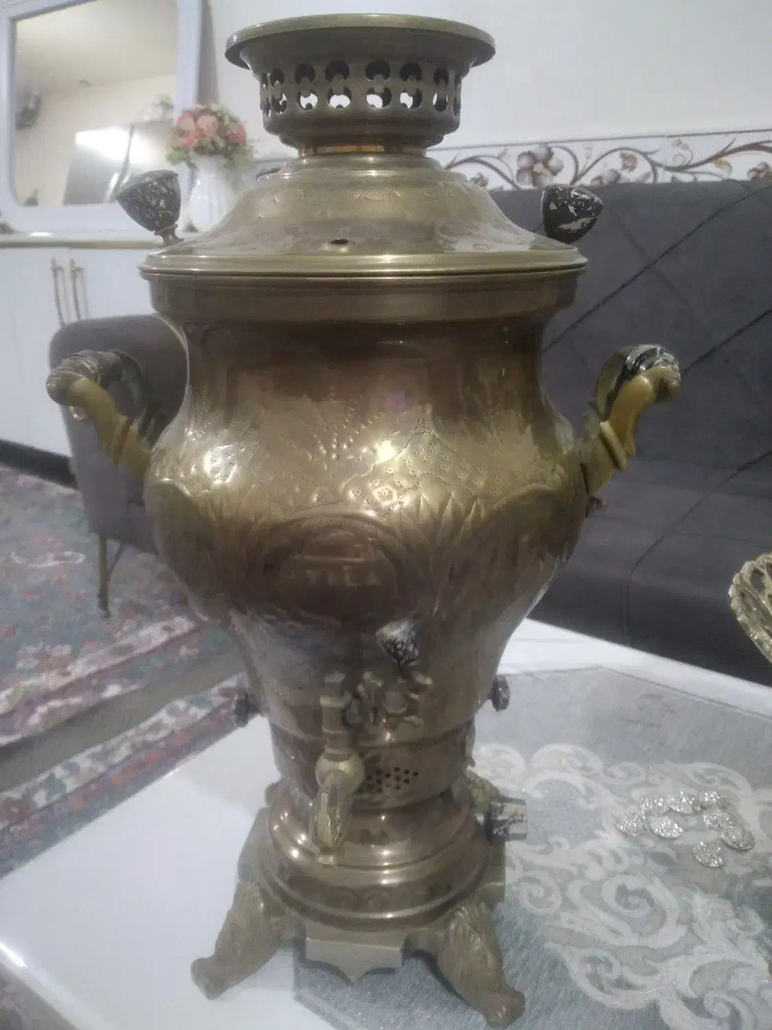 سماور برنجی|سماور، چای‌ساز، قهوه‌ساز|پاکدشت, خاتون آباد|دیوار