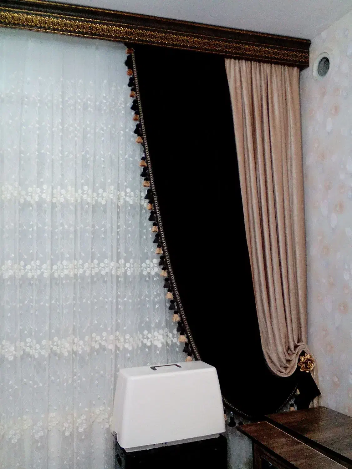 والان یک طرفه پرده|پرده، رانر، رومیزی|کرج, حصارک پایین|دیوار