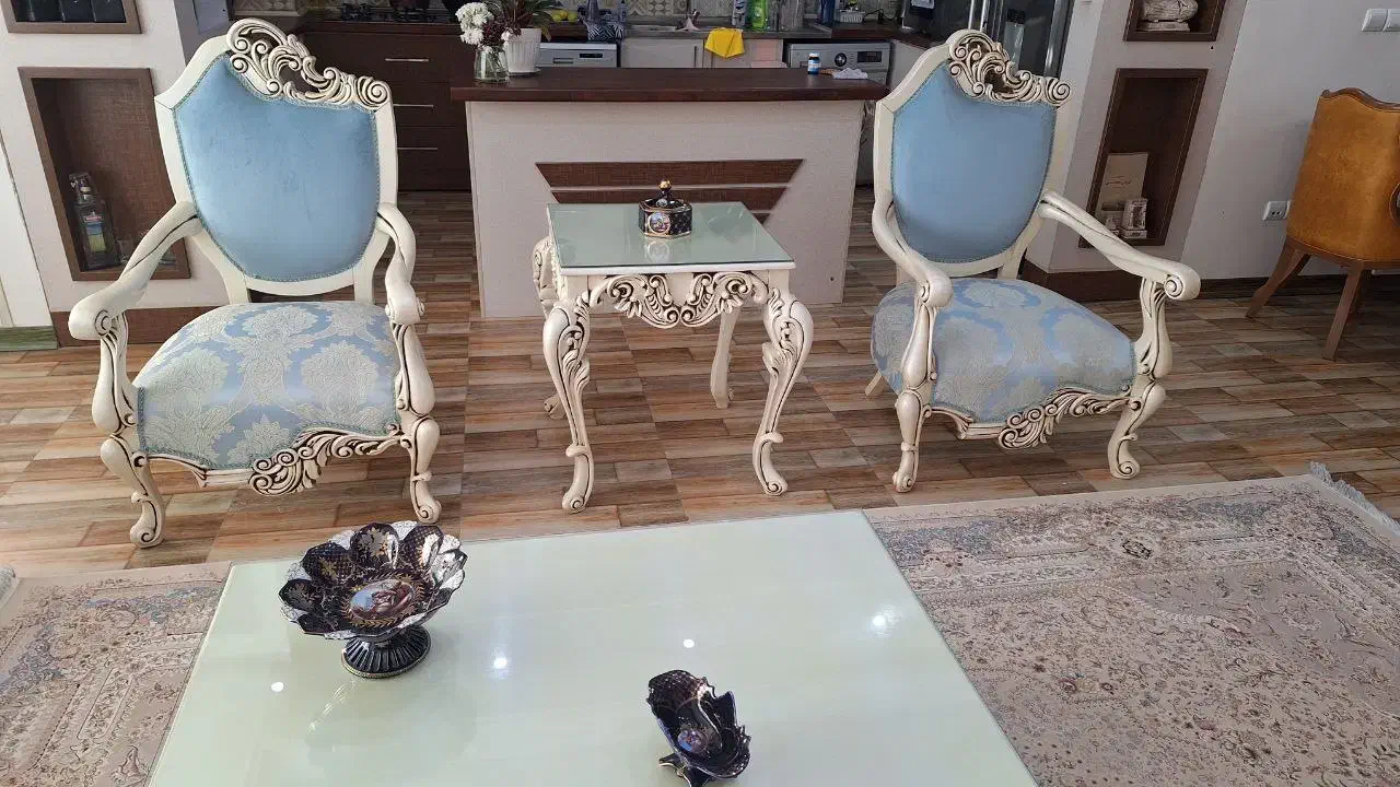 یک دست مبل ۷ نفره استیل|مبلمان خانگی و میز عسلی|شهریار, شهریار|دیوار