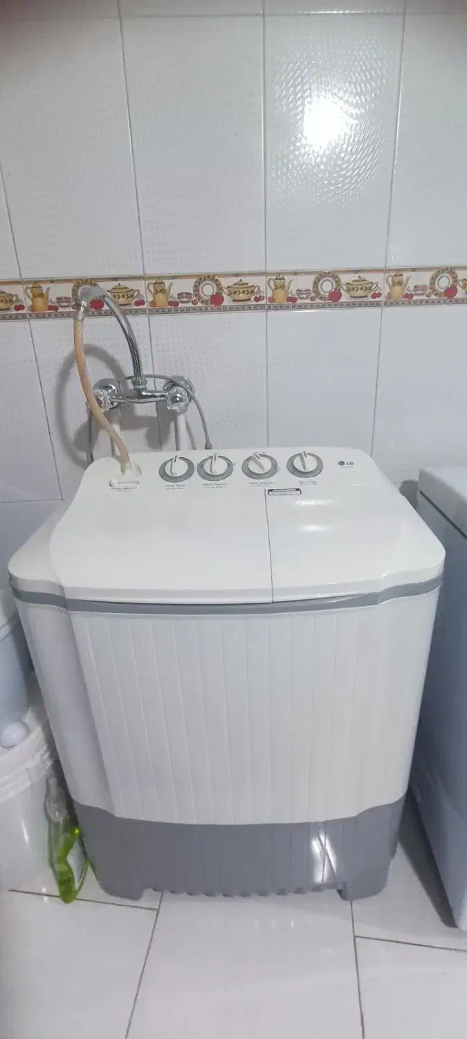 لباسشویی دوقلو ال جی (LG) اصل کره|ماشین لباسشویی و خشککن لباس|آق قلا, |دیوار