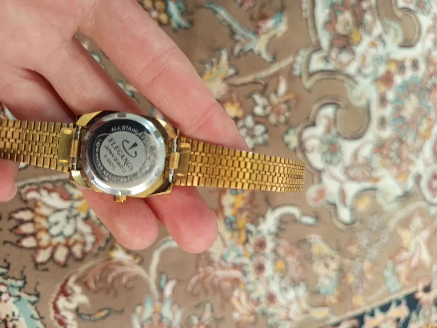 ساعت قدیمی مارک الگانس ژاپن استیل ضد آب|ساعت|رودهن, |دیوار