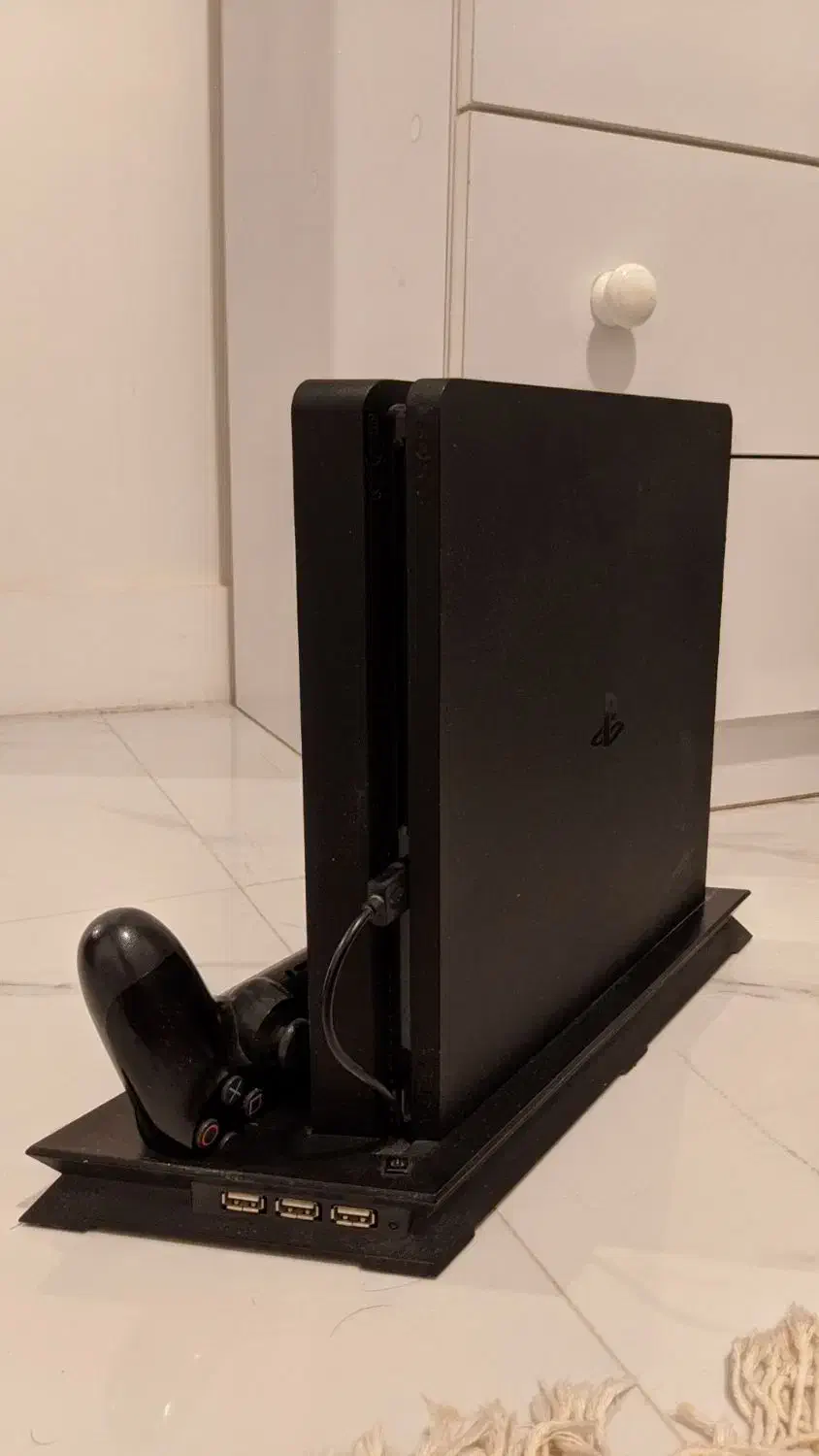 ps4 slim 1tra تک دسته|کنسول، بازی ویدئویی و آنلاین|رضوانشهر, |دیوار