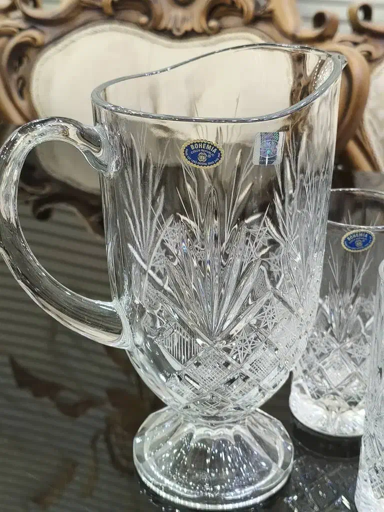 سرویس کریستال خورشیدی بوهمیا|ظروف سرو و پذیرایی|فردیس, خیام غربی|دیوار