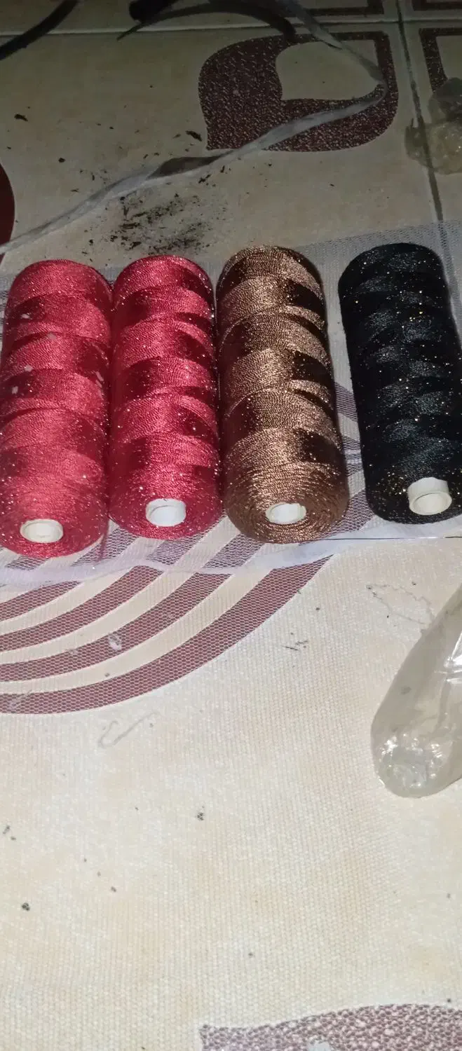 نخ ابریشم بافتنی و پرچم رنگی|لوازم خیاطی و بافتنی|حاجی آباد, |دیوار