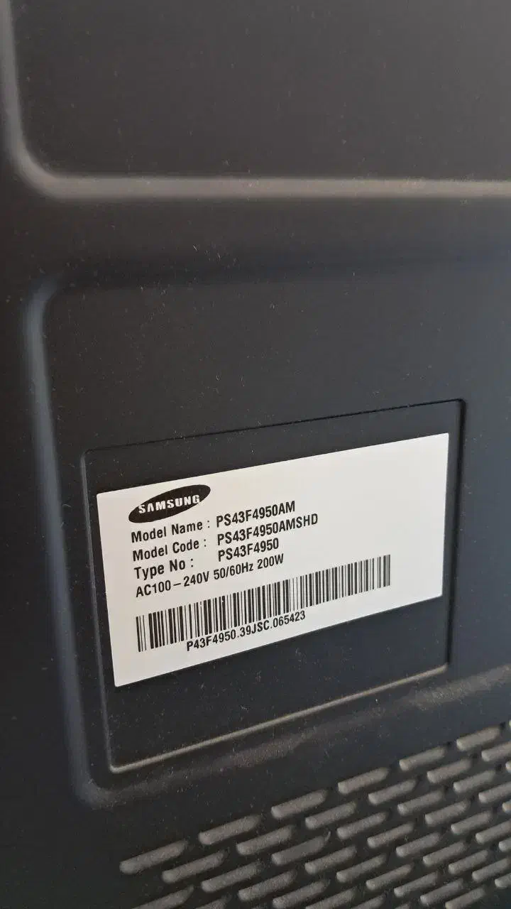 تلویزیون ۴۳ اینچ سامسونگ|تلویزیون و پروژکتور|طرقبه, |دیوار