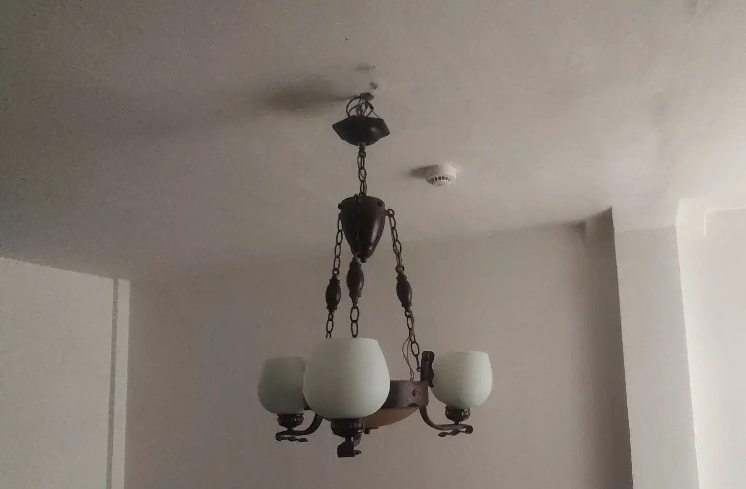 لوستر چوبی خوشگل دو عدد|لوستر و چراغ آویز|سهند, |دیوار