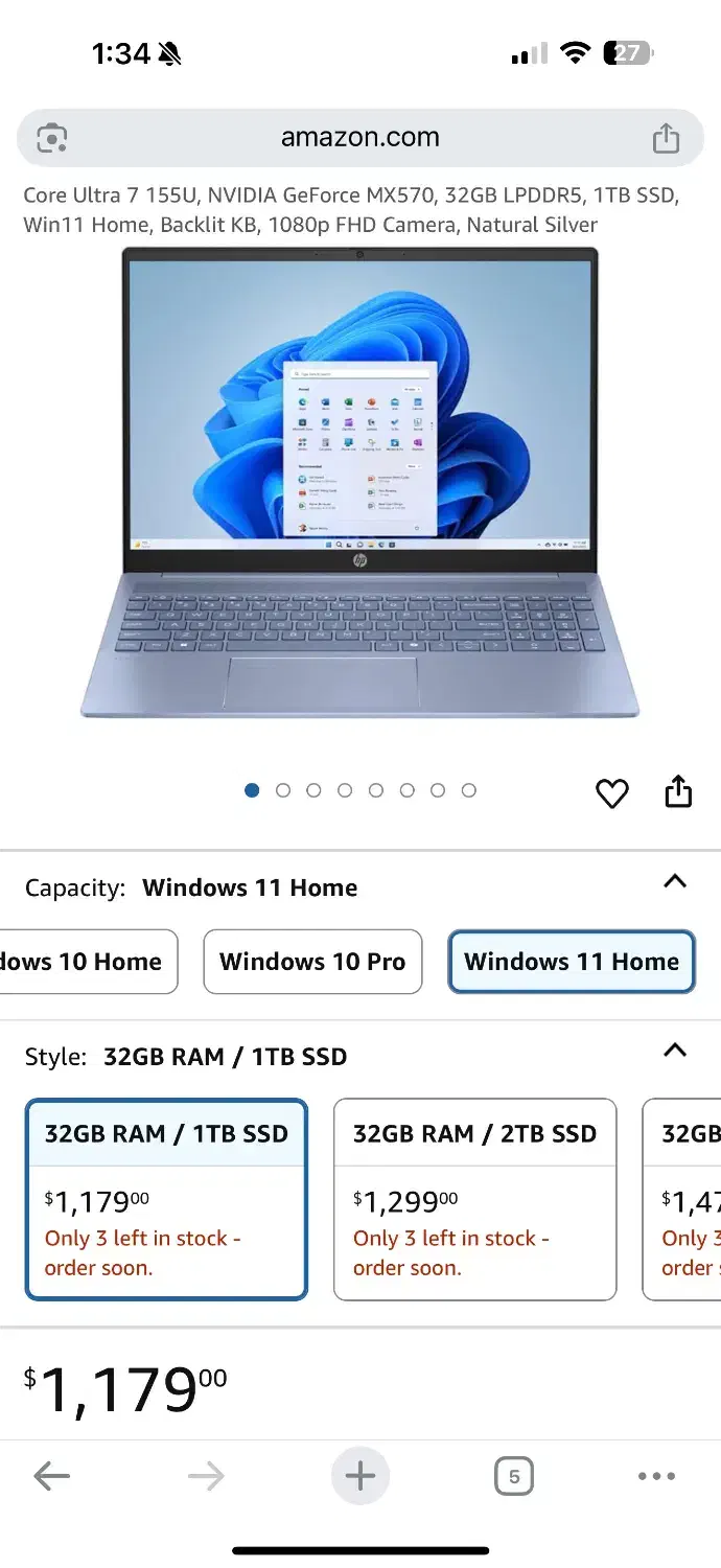 لب تاپ HP Pavilion 16|رایانه همراه|تهران, سعادت‌آباد|دیوار