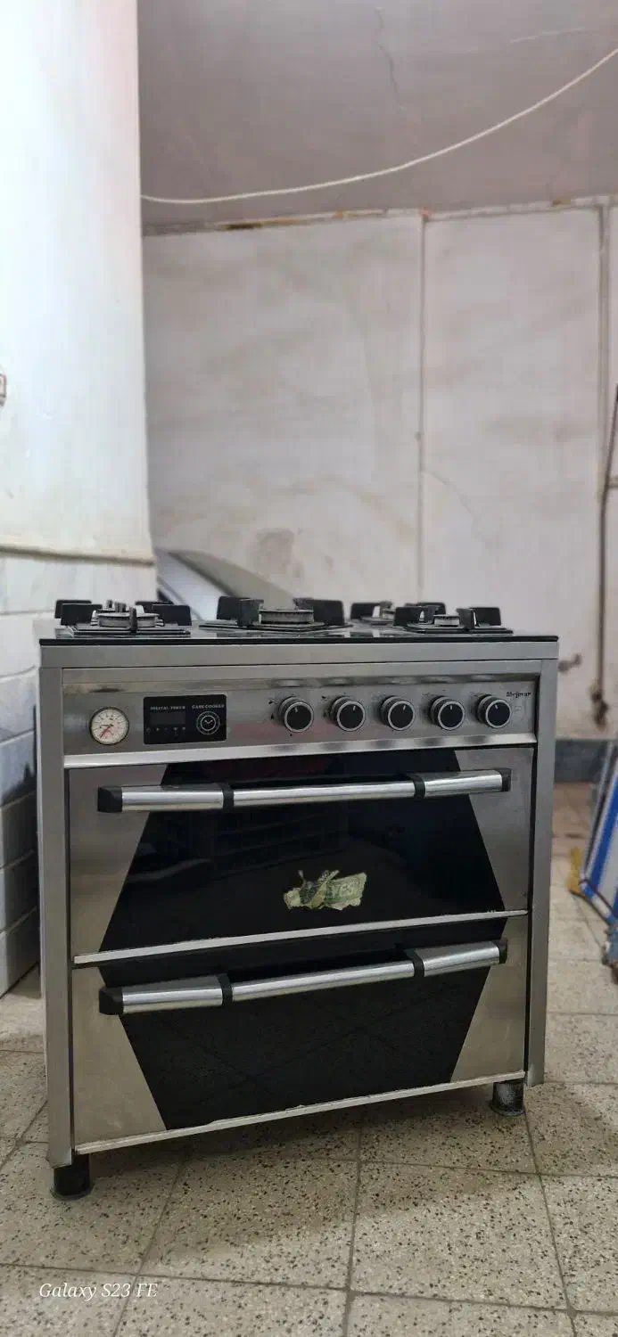 اجاق گاز صفحه شیشه ای طرح فر یا مبلی|اجاق گاز و لوازم برقی پخت‌وپز|قم, نیروگاه|دیوار