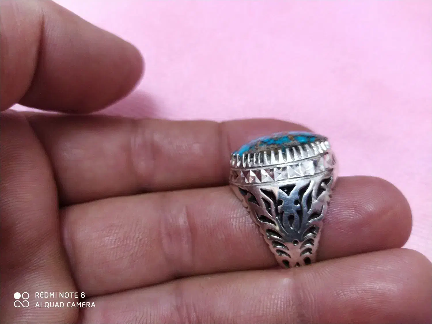 انگشتر فیروزه و عقیق شفة العبد و عقیق زرد|جواهرات|دزفول, |دیوار