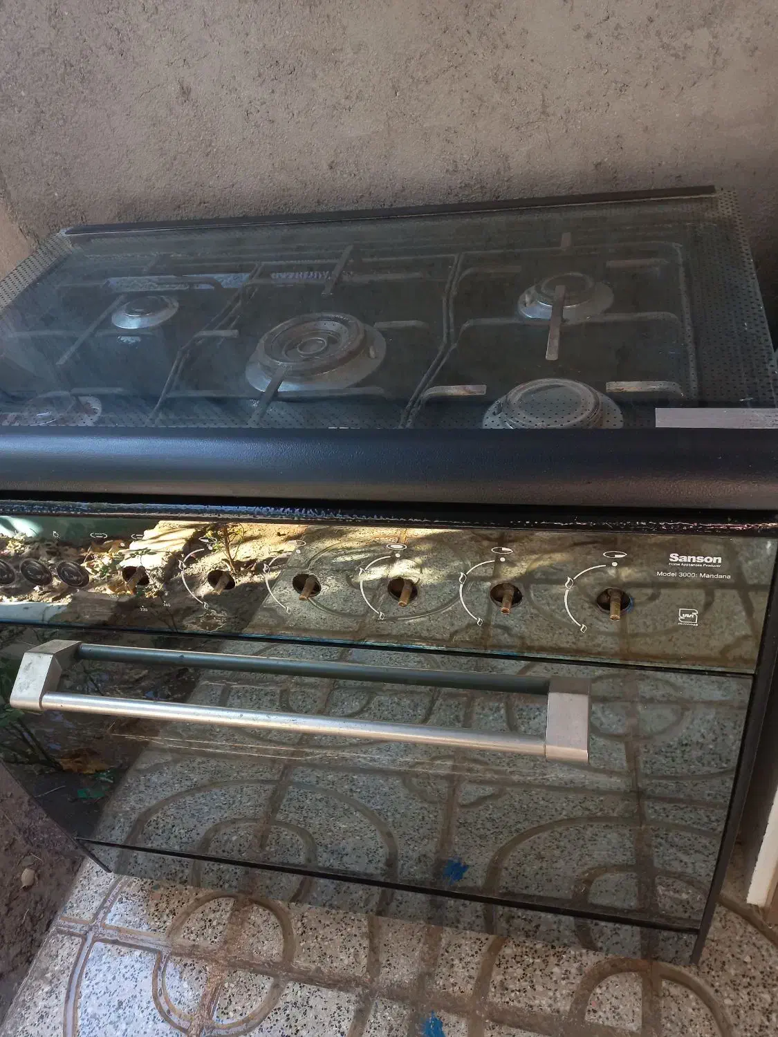 گازفربدون زنگ زدگی صفحه چدن شعله هاهمه سالم|اجاق گاز و لوازم برقی پخت‌وپز|چناران, |دیوار