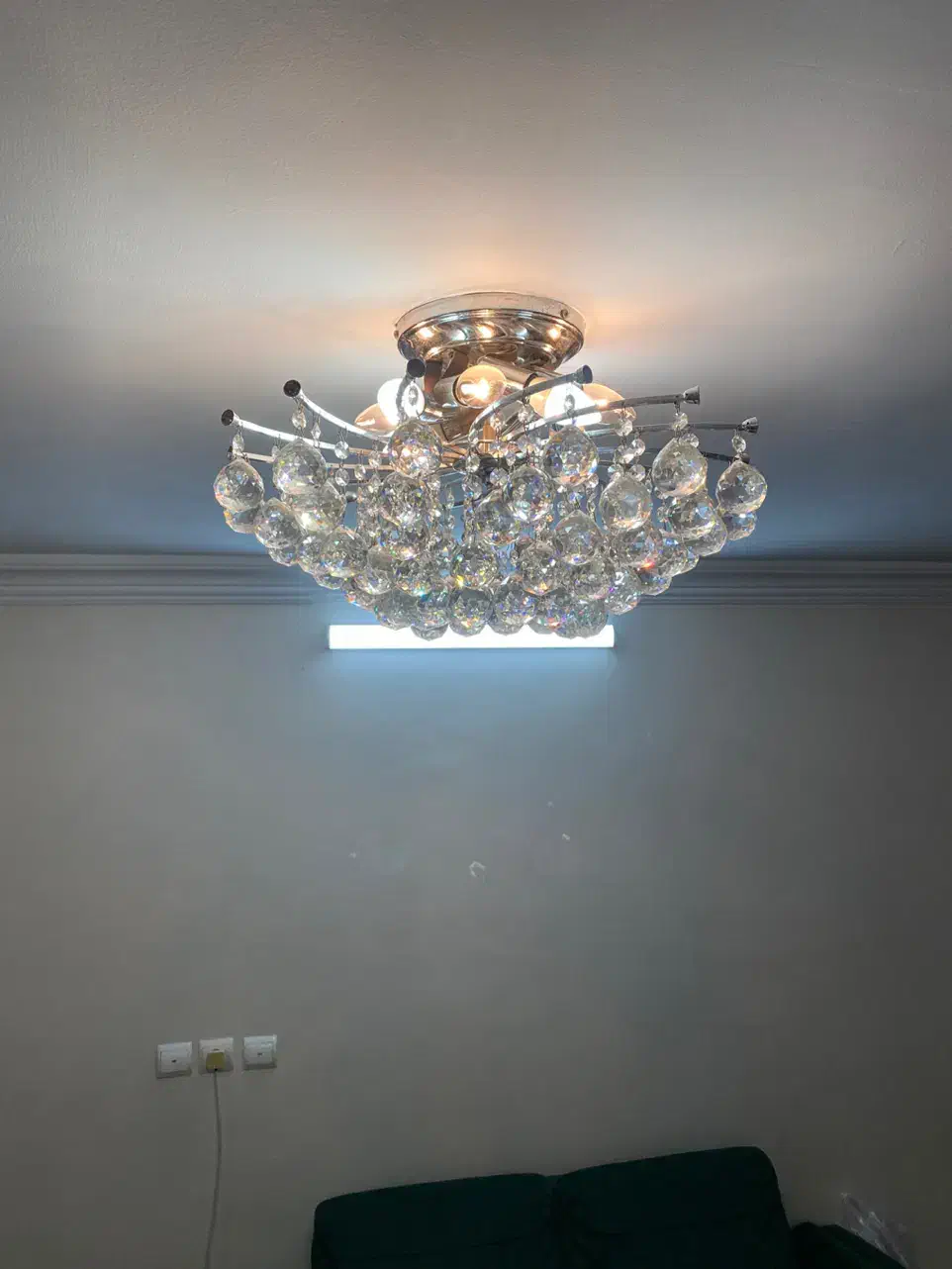 دوتا لوستر سقفی|لوستر و چراغ آویز|تهران, اسفندیاری|دیوار