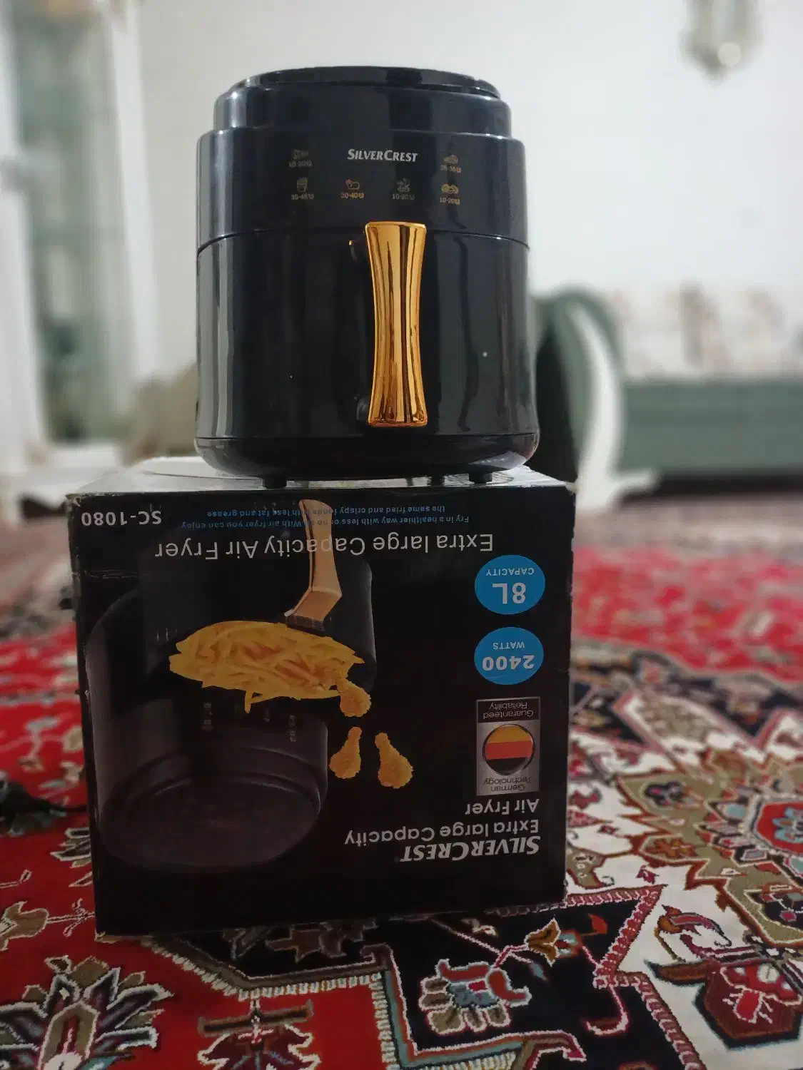 سرخکن سیلور کرست  ۸لیتری|اجاق گاز و لوازم برقی پخت‌وپز|قیامدشت - خاورشهر, |دیوار