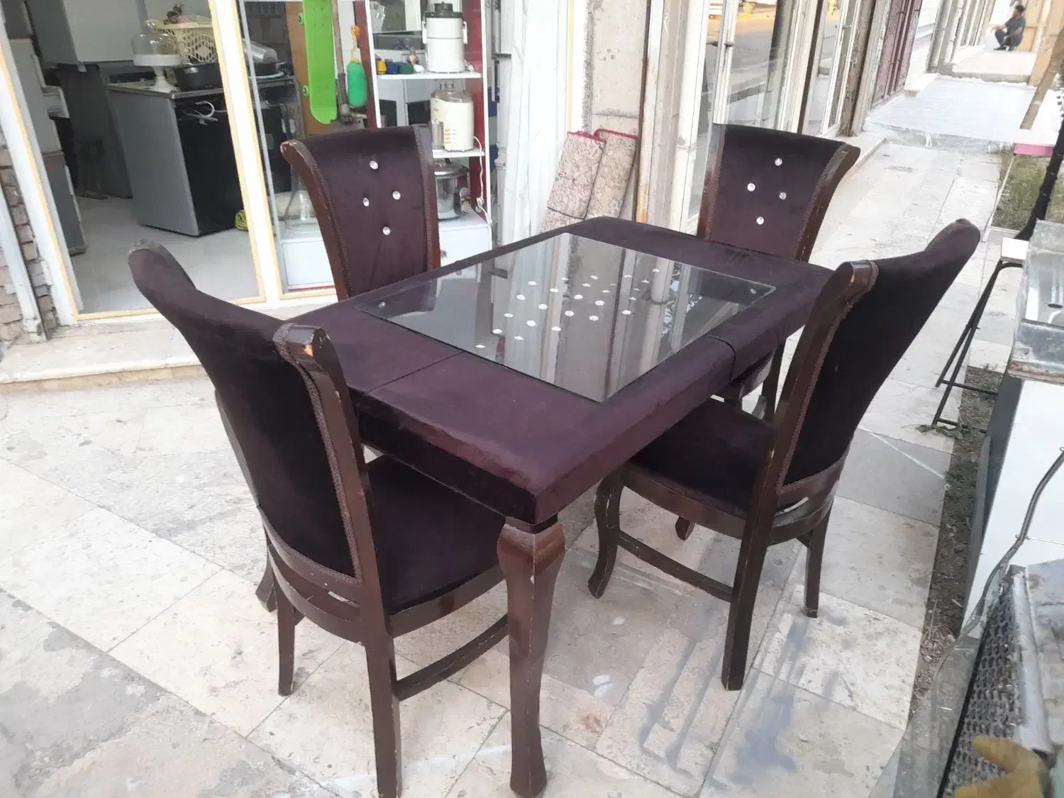 میز غذاخوری ۴ نفره|میز و صندلی غذاخوری|بوکان, |دیوار