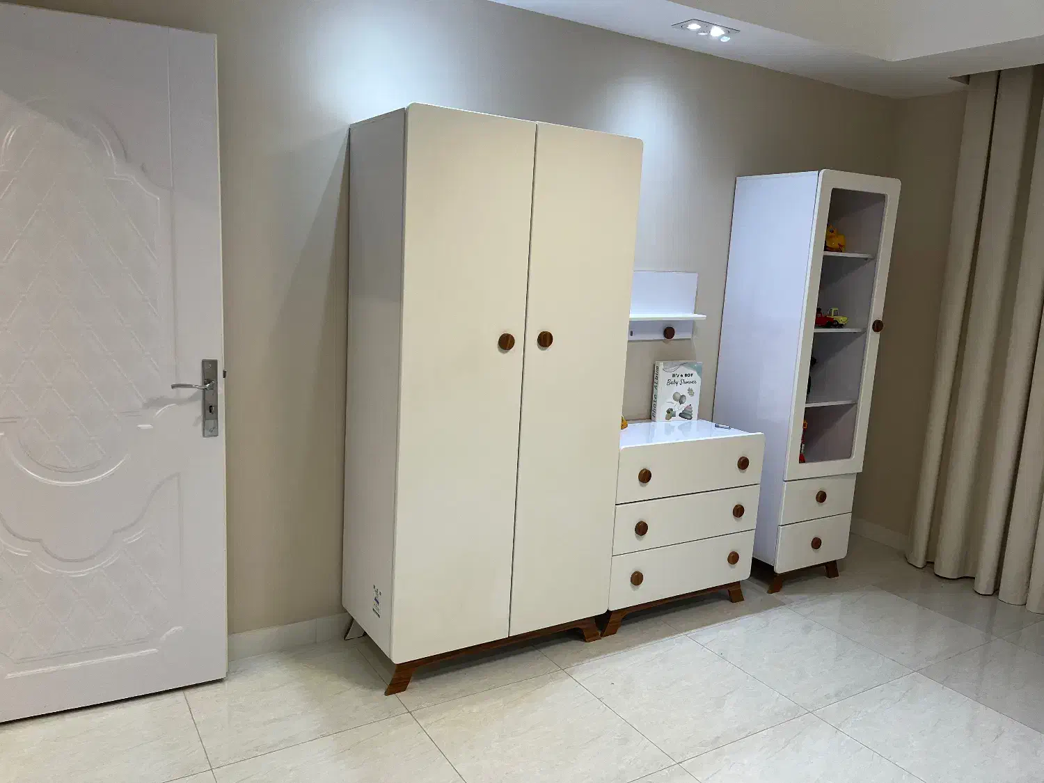 سرویس خواب کودک نو مناسب سیسمونی|تخت و سرویس خواب|گرگان, |دیوار