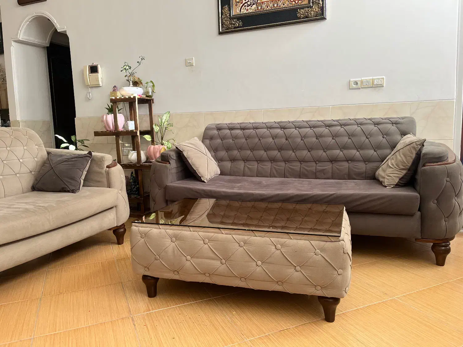 سرویس مبل ۹نفره|مبلمان خانگی و میز عسلی|یزد, |دیوار