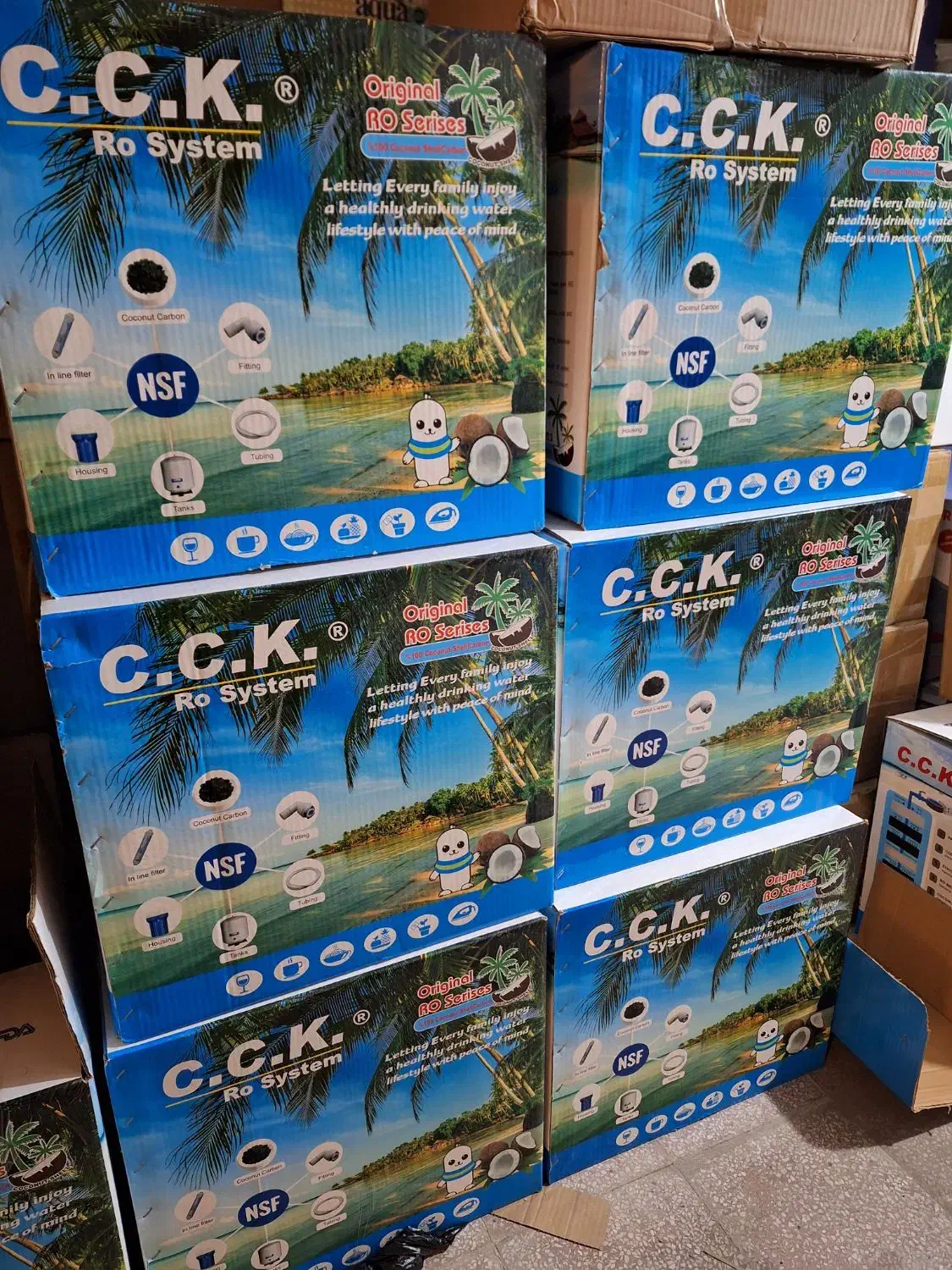 تصفیه آب خانگی ۶ مرحله تسویه تصویه آب|آب‌سردکن و تصفیه آب|گلپایگان, |دیوار