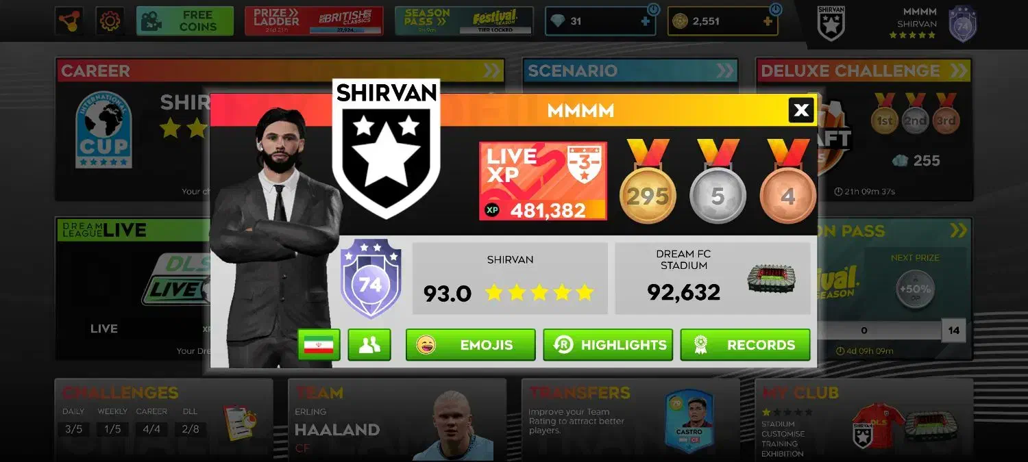 اکانت دریم لیگ|کنسول، بازی ویدئویی و آنلاین|شیروان (خراسان), |دیوار