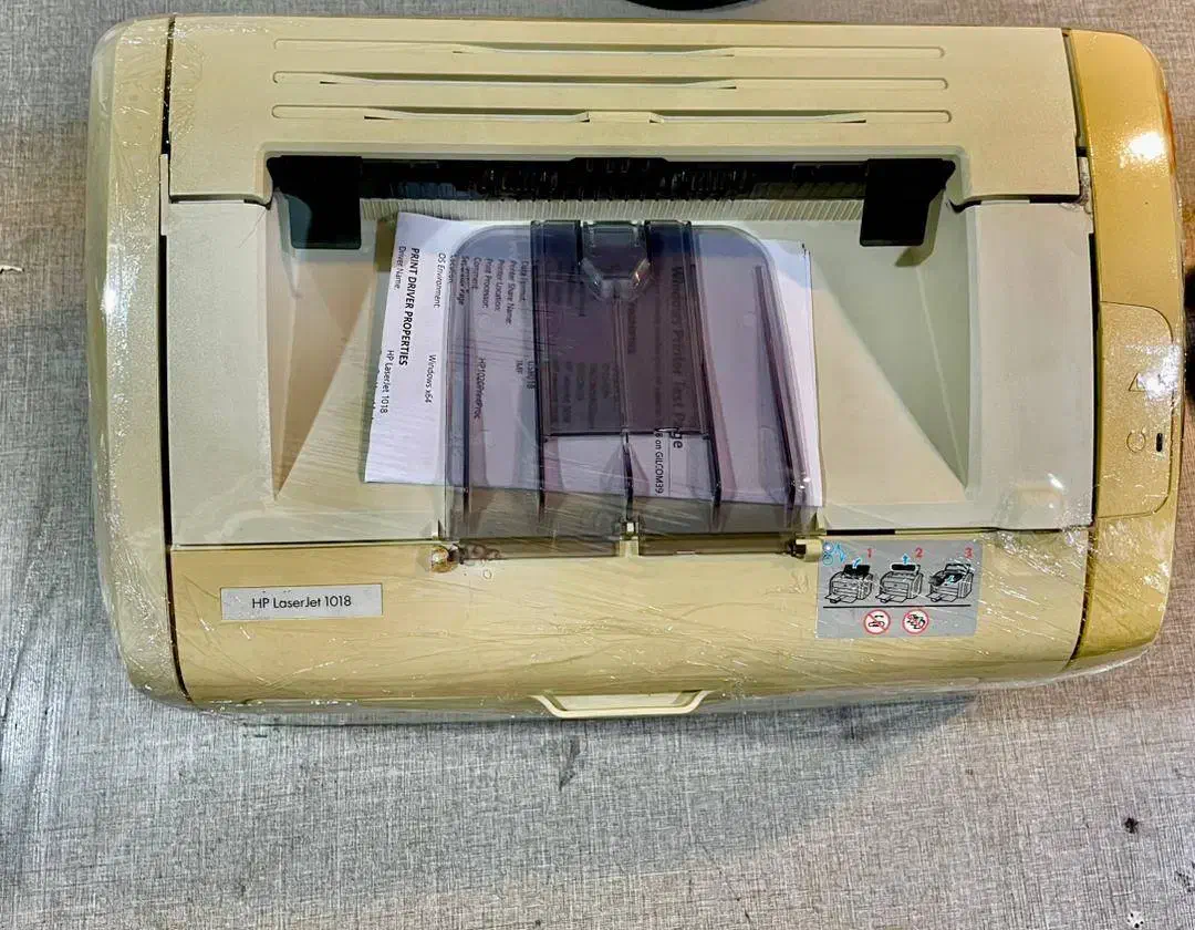 پرینتر HP 1018 تک کاره با گارانتی|پرینتر، اسکنر، کپی، فکس|رشت, نامجو|دیوار