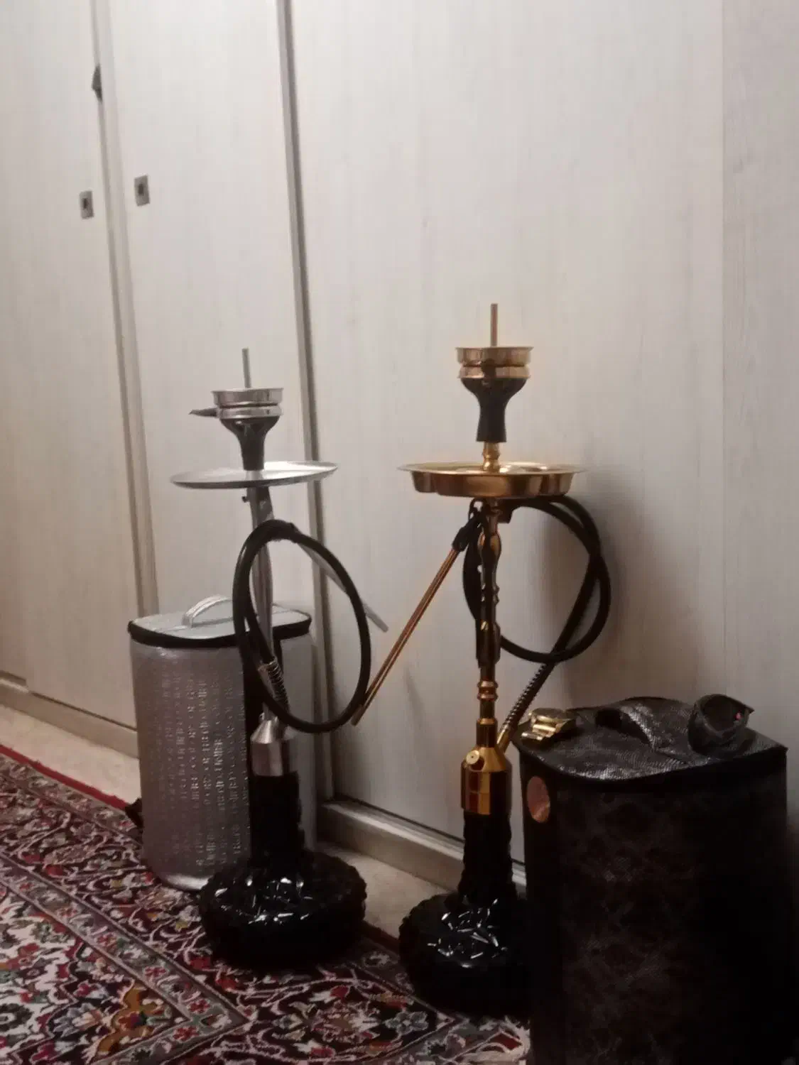 قلیان لاین کینگ شمش برنج در حد نو قلیان عربی|صنایع دستی و سایر لوازم تزئینی|تهران, پردیسان|دیوار