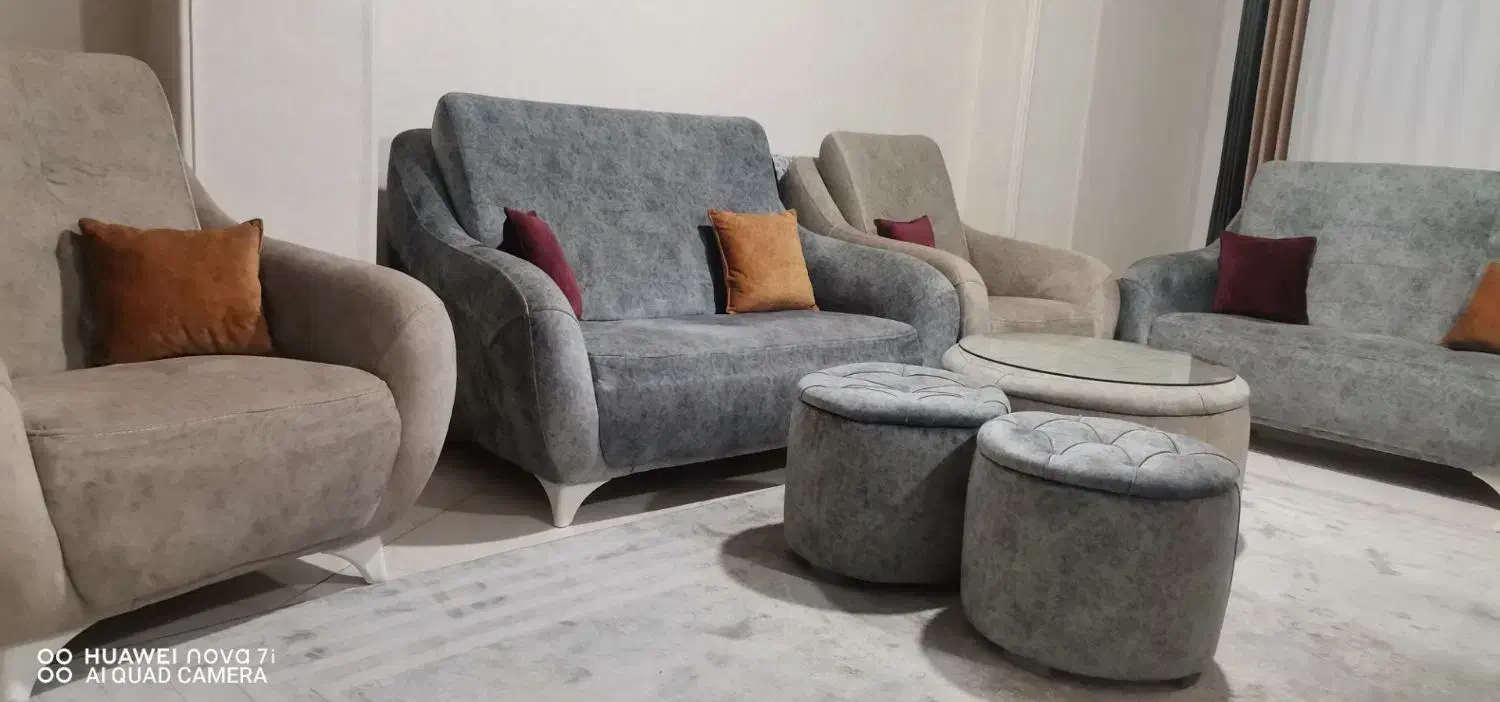 مبل ۶نفره|مبلمان خانگی و میز عسلی|رشت, منظریه|دیوار