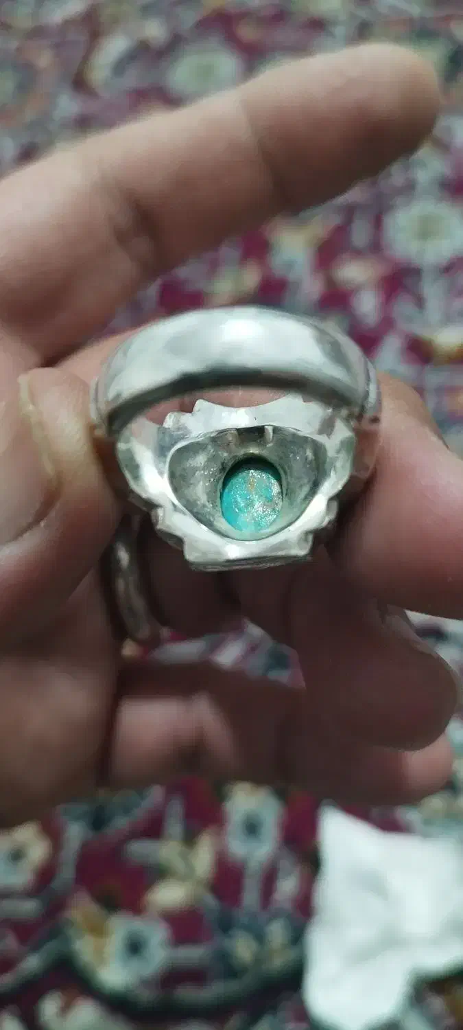 انگشتره فیروزه محک نیشابور کار استاد رحیم طهران|جواهرات|قرچک, مهدیه|دیوار