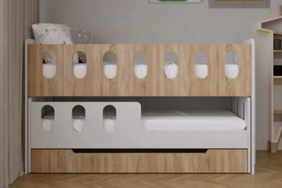 تخت دو طبقه میهمان میزبان چرخ دار|تخت و سرویس خواب|مشهد, شهرک امام هادی (شهرک غرب)|دیوار