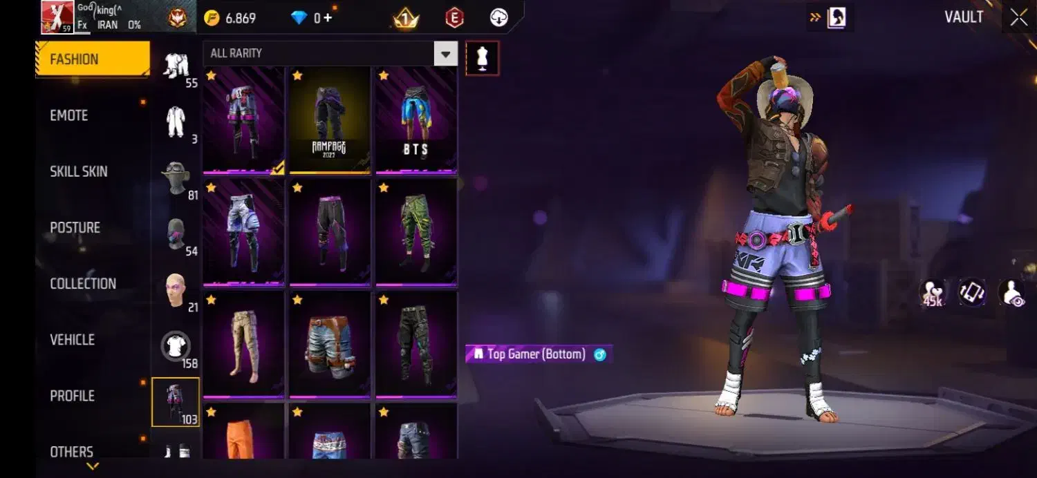 اکانت فری فایر|کنسول، بازی ویدئویی و آنلاین|چناران, |دیوار