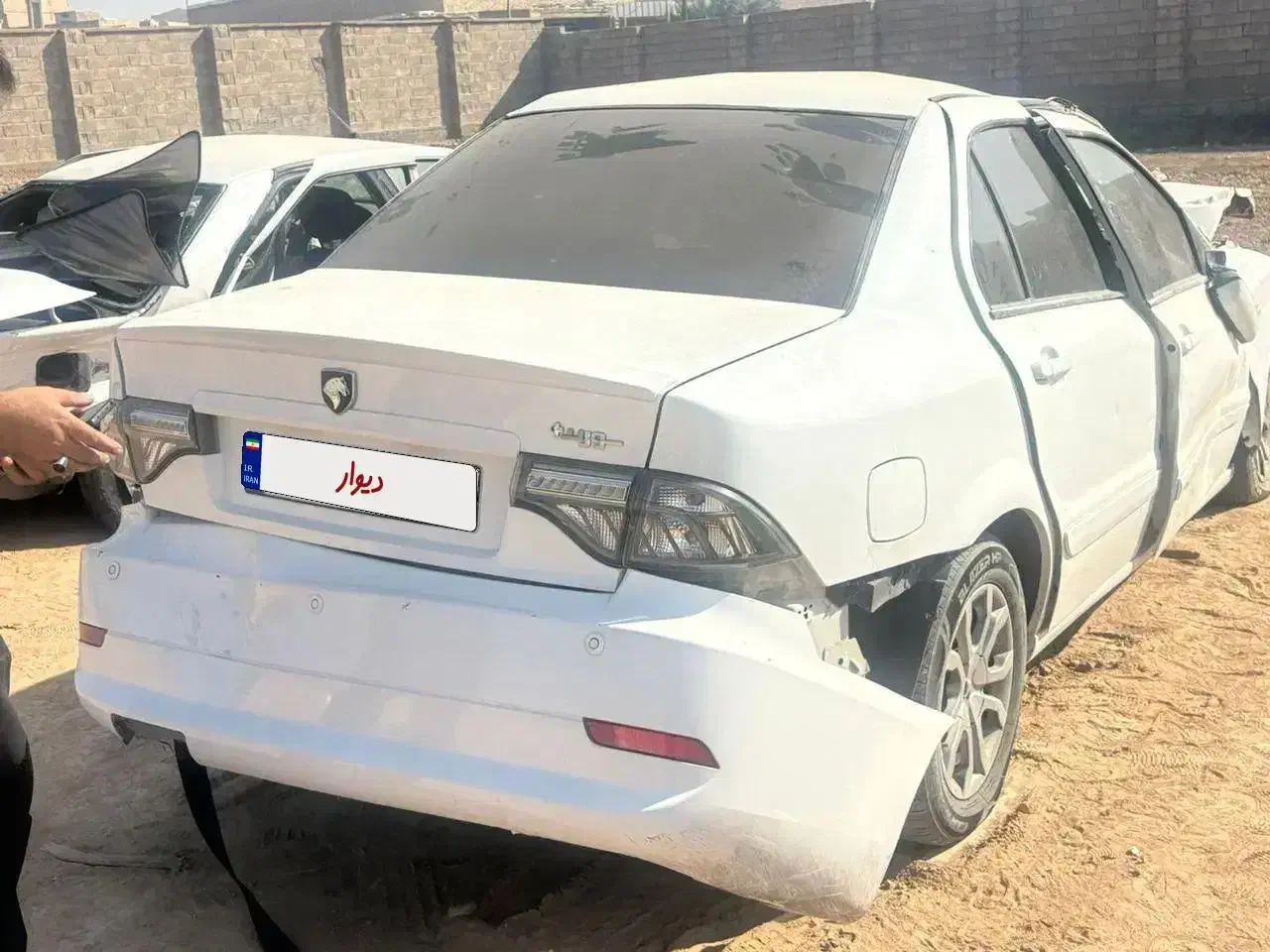 سمند سورن تصادفی|خودرو سواری و وانت|اهواز, شریعتی جنوبی|دیوار