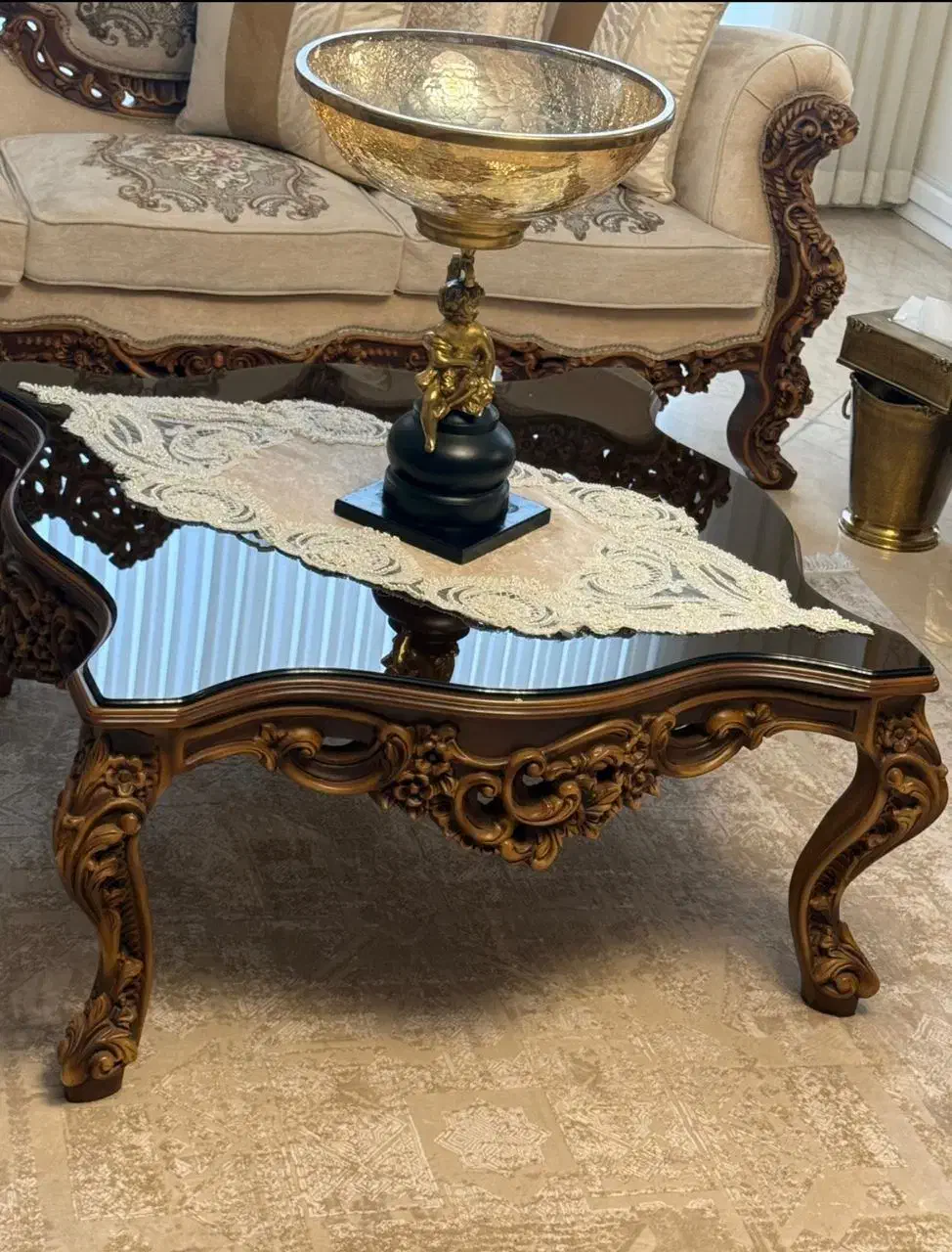 مبلمان سلطنتی|مبلمان خانگی و میز عسلی|قم, باجک سه|دیوار