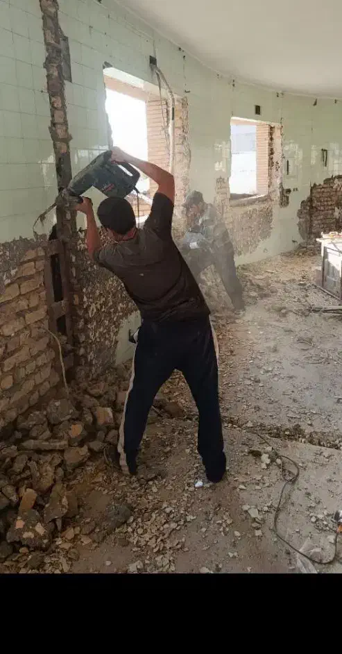 تخریب ساختمان کلی وجزی تغییرات داخلی برداشتن تیغه|خدمات پیشه و مهارت|ارومیه, |دیوار