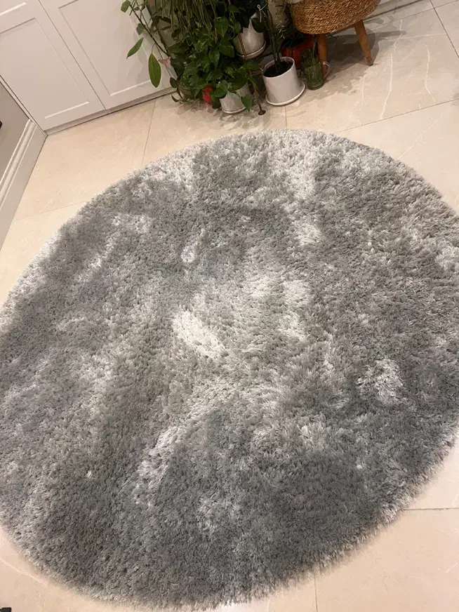 فرش دایره شگی سه بعدی پرزبلند قطر ۲ متر|فرش|تهران, کامرانیه|دیوار