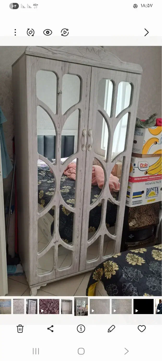 کمد در حد نو|جاکفشی، کمد، دراور|پول, |دیوار