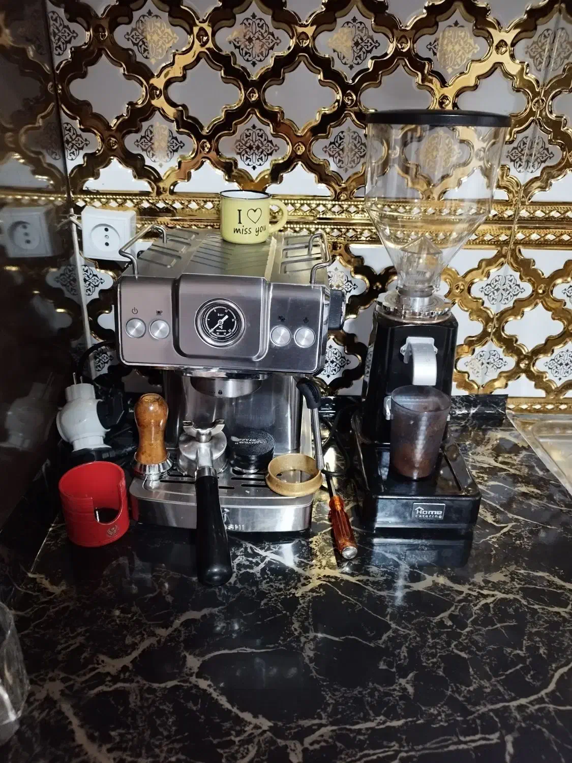 قهوساز  مباشی 2038 آسیاب 019|سماور، چای‌ساز، قهوه‌ساز|فولادشهر, فولادشهر|دیوار