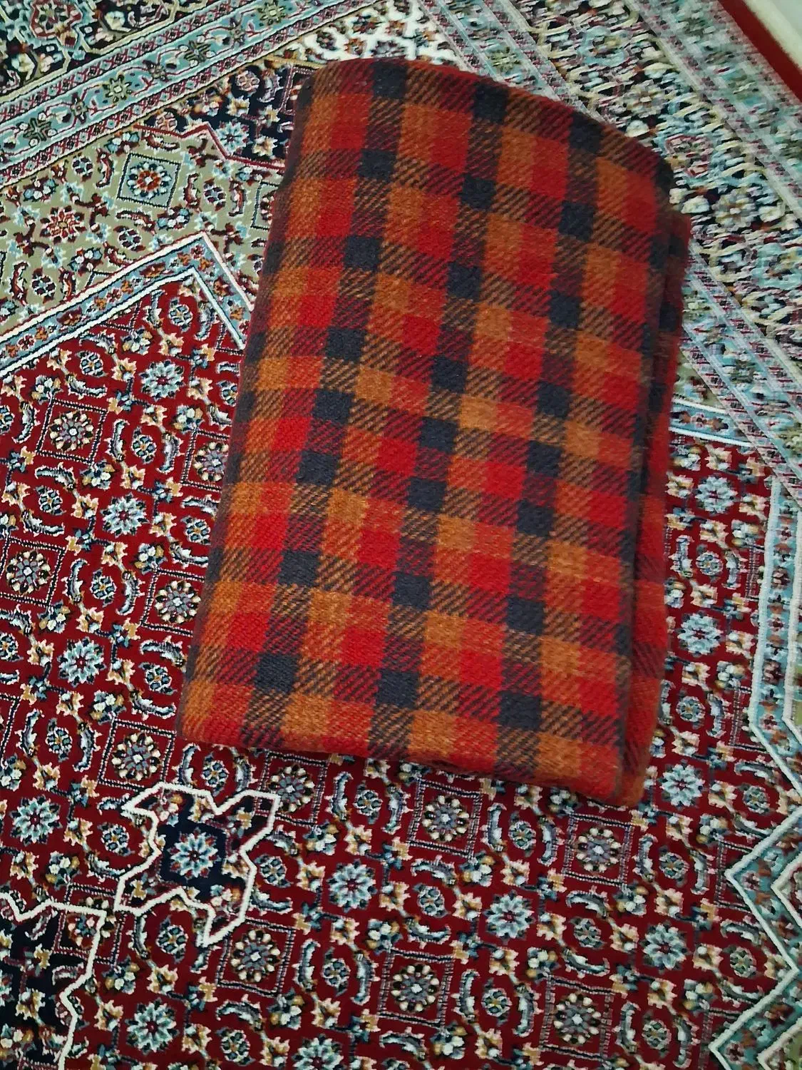 جاجیم پشمی قدیمی|گلیم، جاجیم، گبه|محمدیه-قزوین, |دیوار