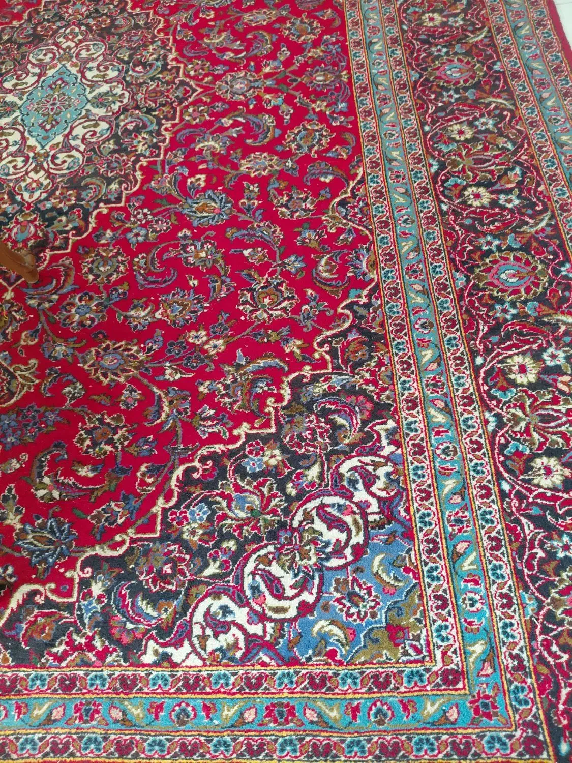 فرش نجف ابادی کار کرده|فرش|اصفهان, برازنده|دیوار