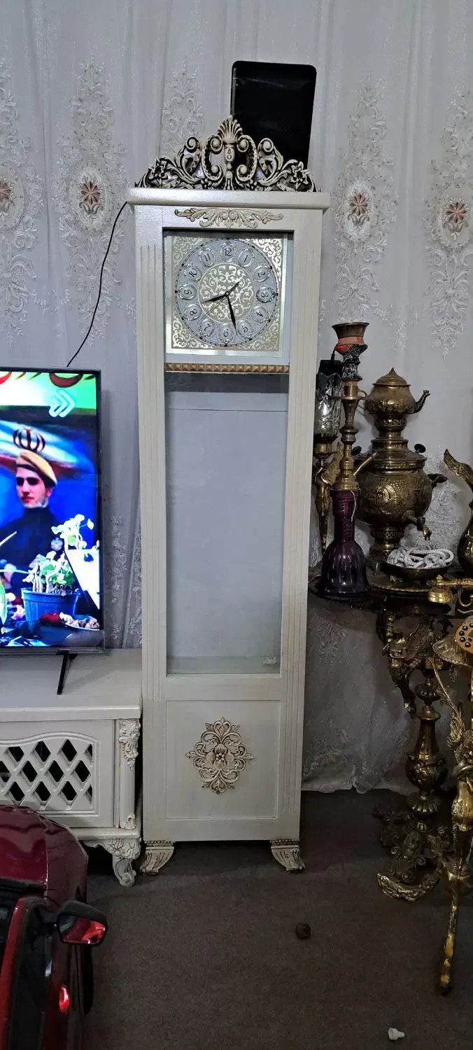 ساعت ایستاده در حدنو(چوبی)|مبلمان خانگی و میز عسلی|همدان, |دیوار