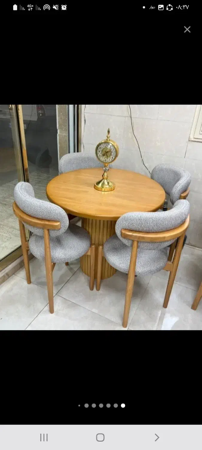 *نهار خوری.|میز و صندلی غذاخوری|تهران, خاک سفید|دیوار