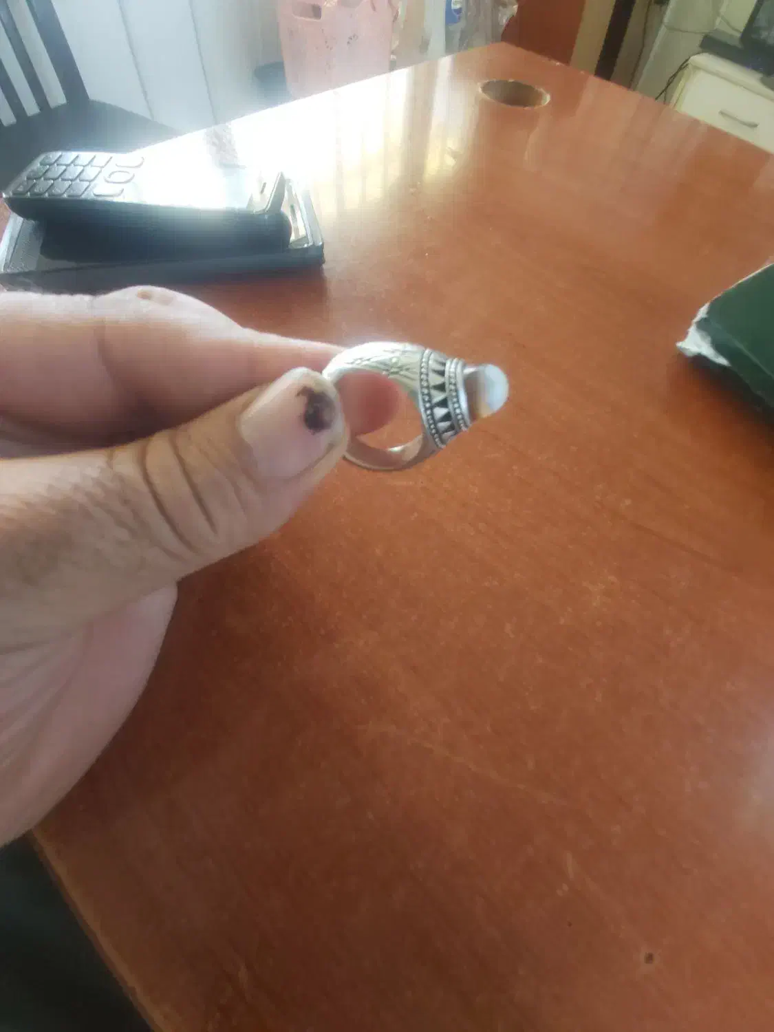 انگشتر عقیق سه پوس دست ساز نوروزی|بدلیجات|پاکدشت, پاکدشت (مامازند)|دیوار