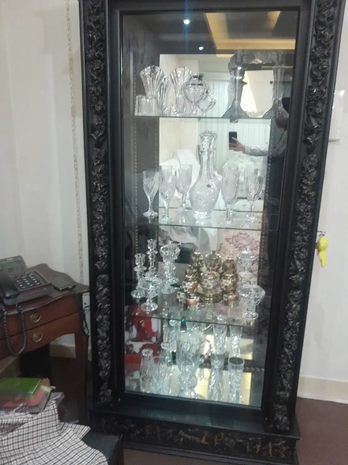 بوفه چوبی طرح هخامنشی|بوفه، ویترین، کنسول|تبریز, |دیوار