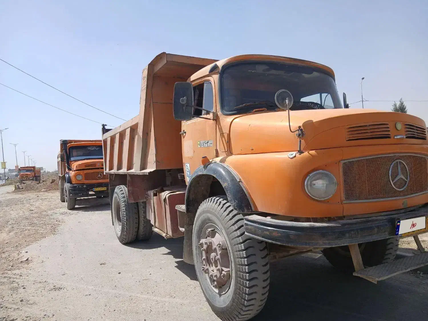 کامیون تک کمپرسی|خودرو سنگین|برخوار, |دیوار