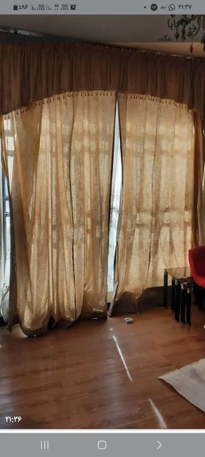 الوژن سقفی استیل۲۰عدد و پرده ساتن جنس خوب|ریسه و چراغ تزئینی|شیراز, زرهی|دیوار