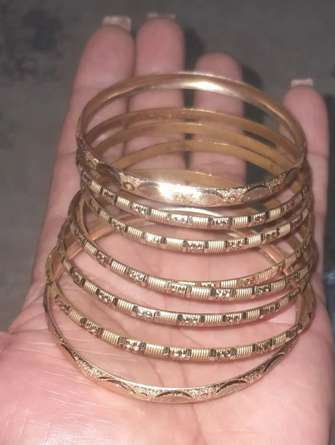 ۸ عدد النگوی ژوپینگ زیر قیمت خرید خودم گذاشتم|بدلیجات|بندر انزلی, معلم|دیوار