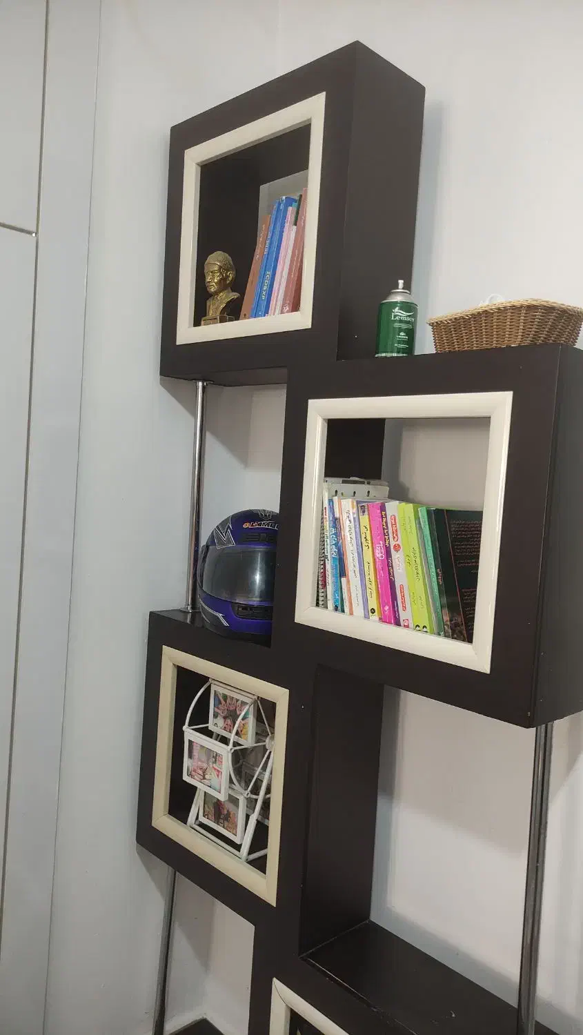 بوفه و کتابخانه یا دکوری|کتابخانه، شلف، قفسه‌های دیواری|ارومیه, |دیوار