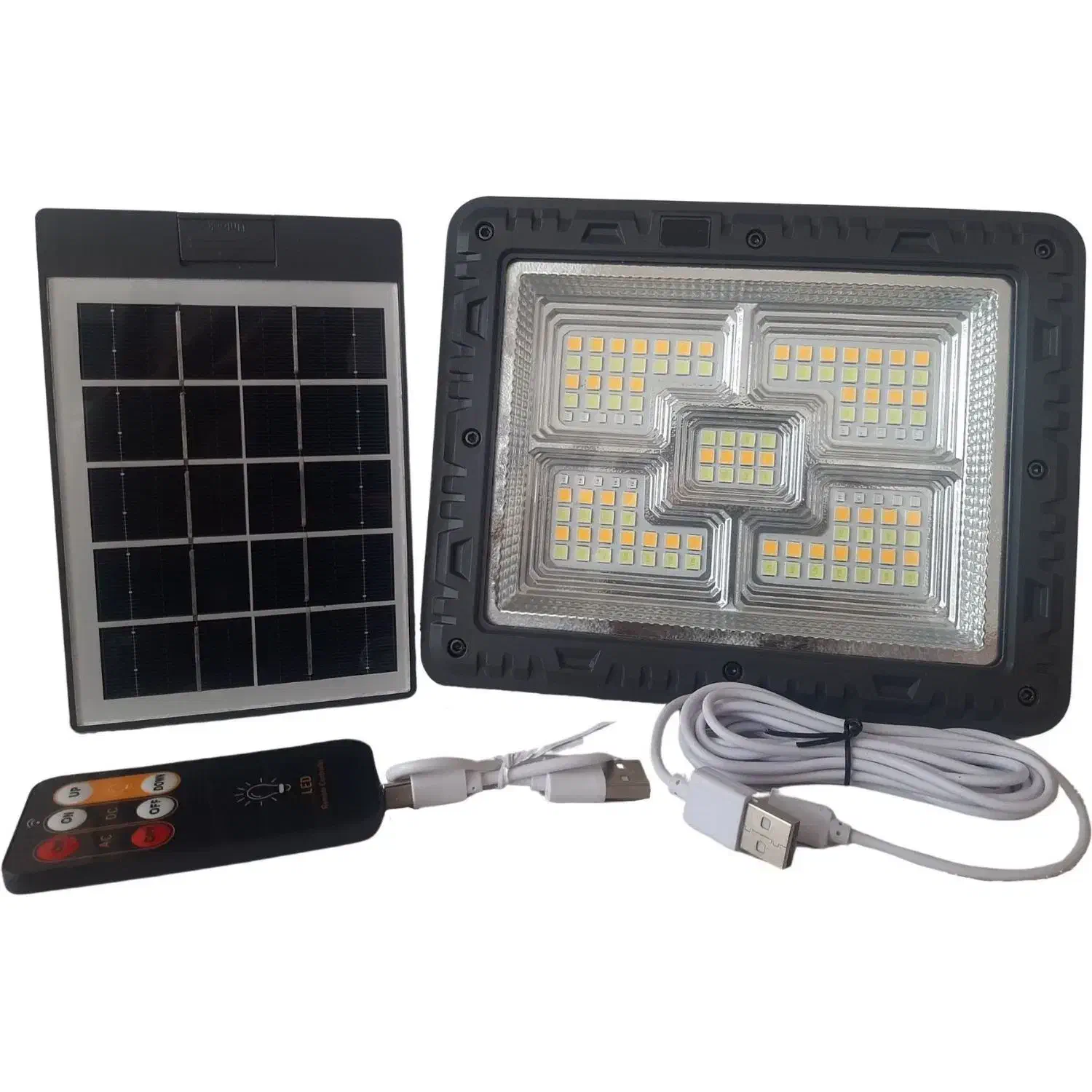 پروژکتور شارژی خورشیدی OKGO 100W مدل FA-8028|لامپ و چراغ|کلیبر, |دیوار