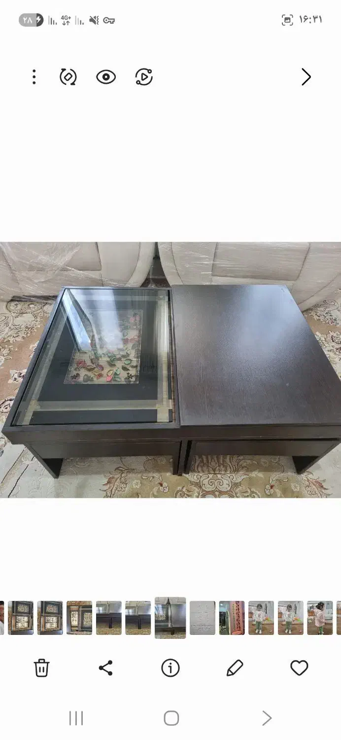 فروش میزجلومبلی و عسلی|مبلمان خانگی و میز عسلی|آمل, |دیوار