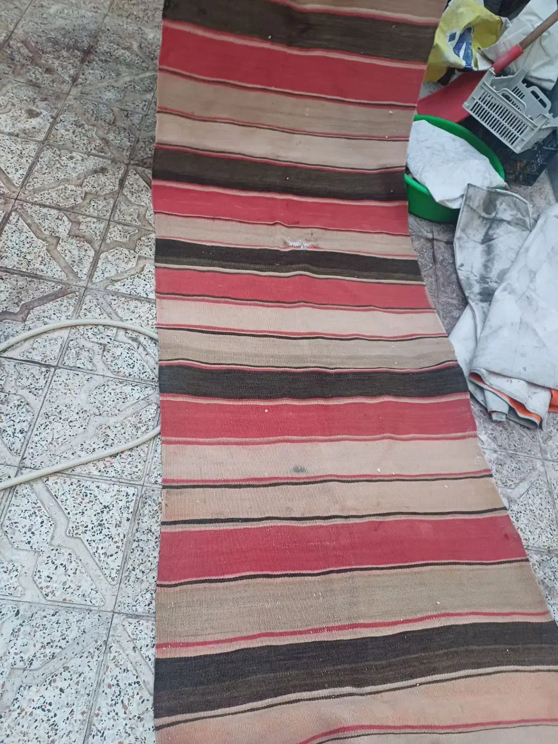 گلیم|گلیم، جاجیم، گبه|تبریز, |دیوار